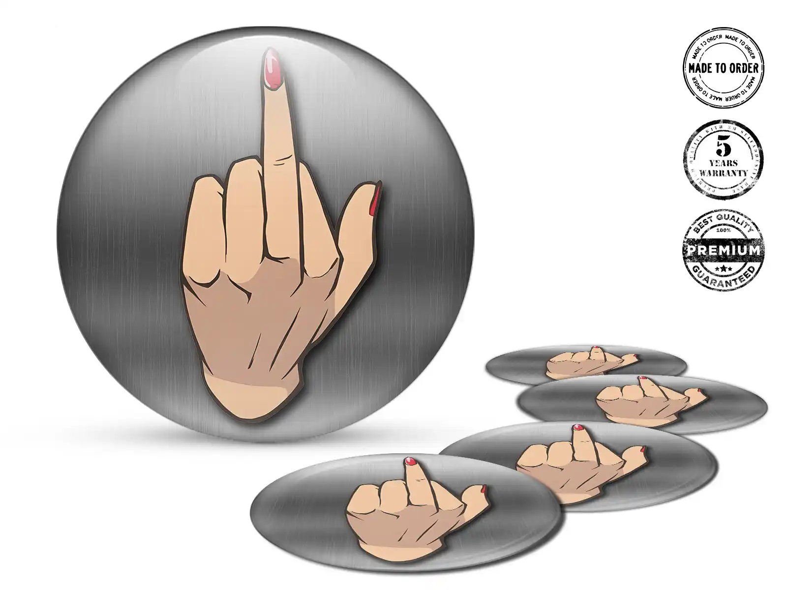Gewölbte Sticker Überlegen Stil Hochwertige Dome X